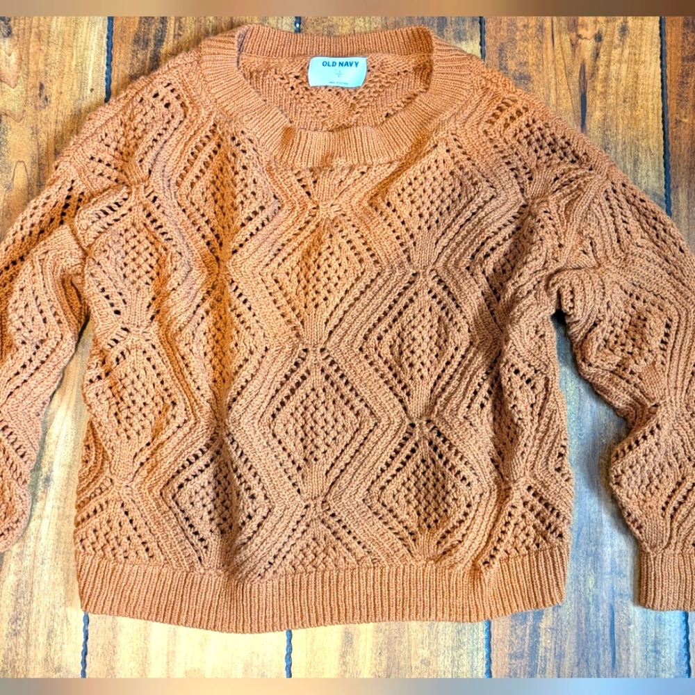 Women's Brown Knit Sweater